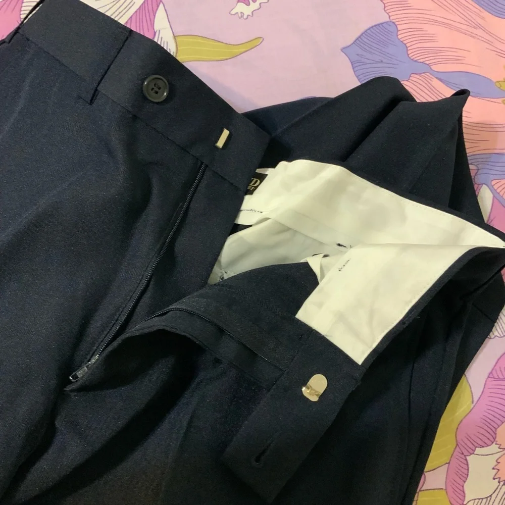 NWOT HABAND Men’s Navy Blue Suit  Pants,